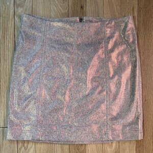 Free People Shimmering Pink Skirt